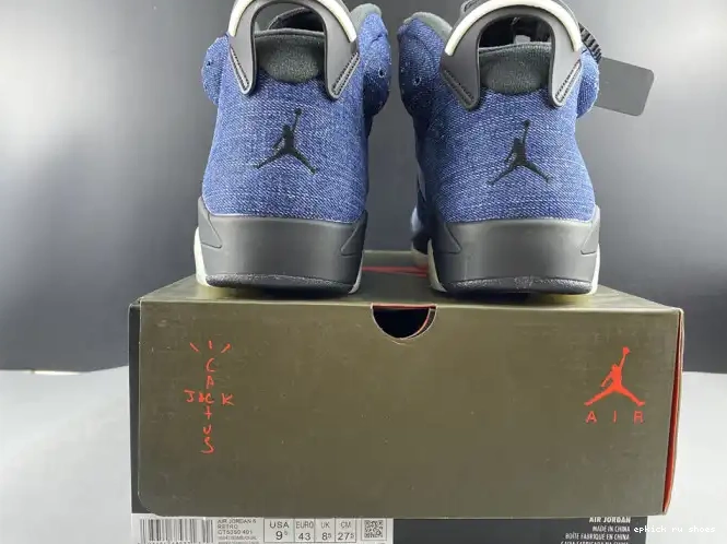Rep Jordan Air Washed 6 Denim CT5350-401 0529